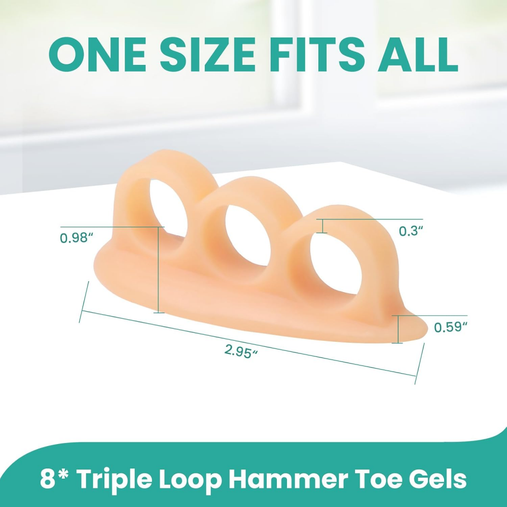 Welnove Hammertoe Corrector Gel Toe Straighteners
