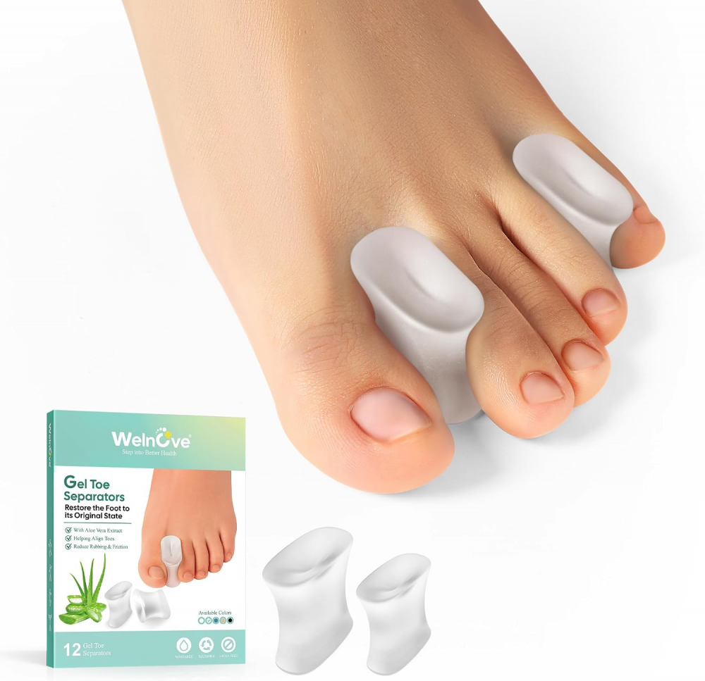 Welnove Upgraded Gel Toe Separators
