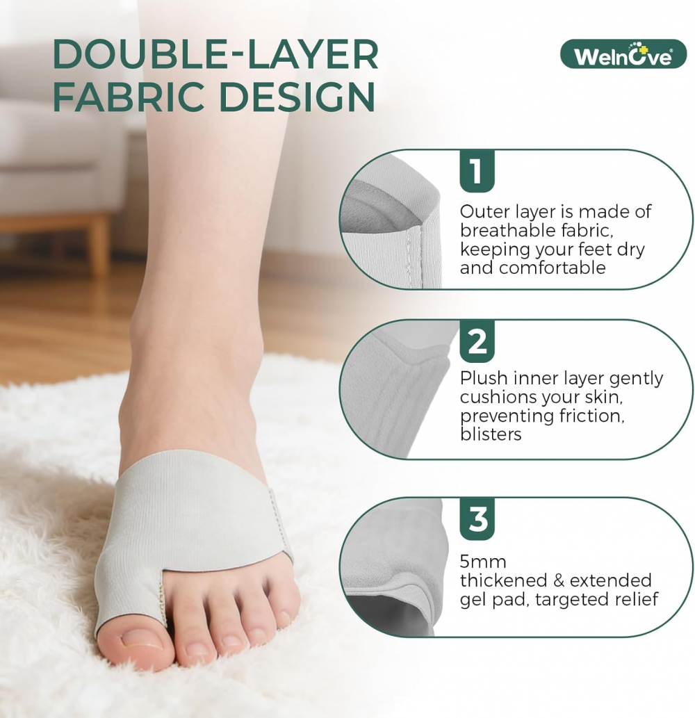 Welnove Metatarsal Pads with Bunion Relief