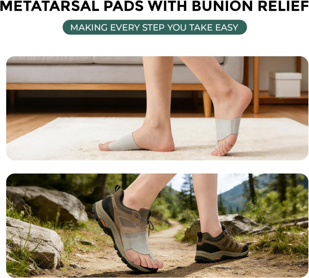 Welnove Metatarsal Pads with Bunion Relief