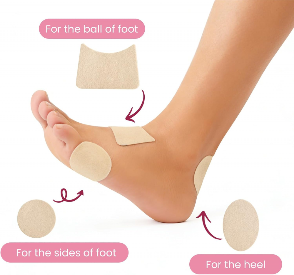 Welnove Moleskin Adhesive Pads for Feet