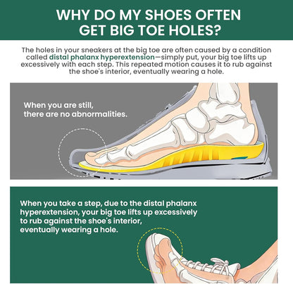 Welnove Shoes Big Toe Holes Preventor