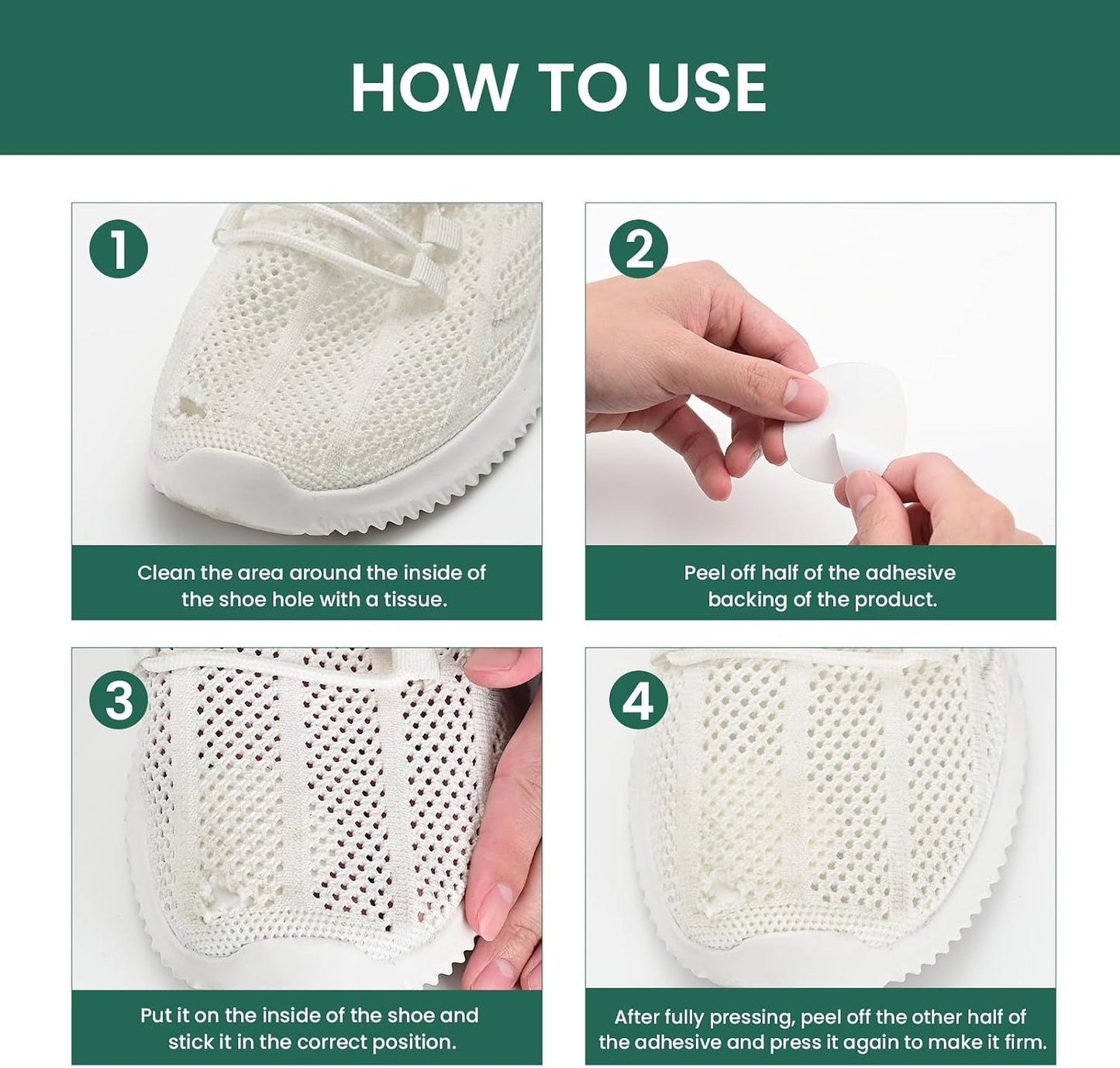 Welnove Shoes Big Toe Holes Preventor