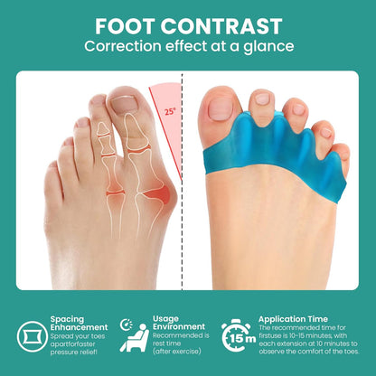 Welnove Silicone Toe Separators for Correct Bunion