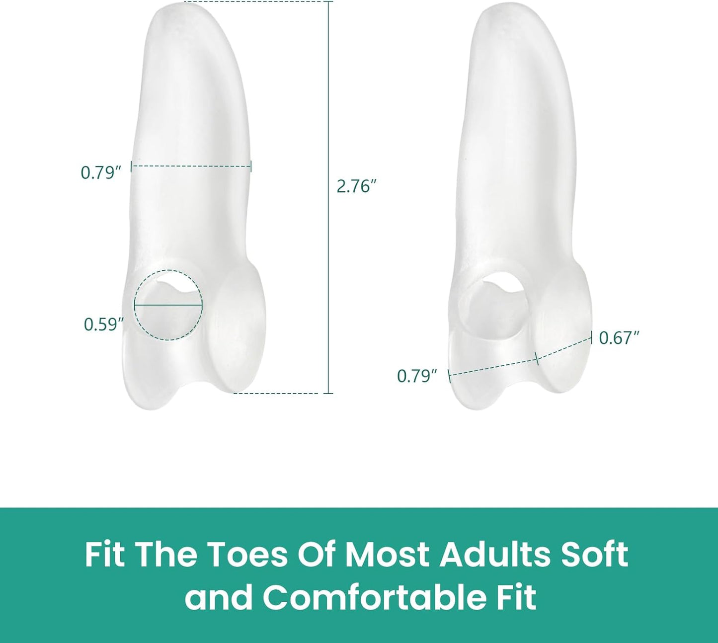 Welnove Tailor's Bunion Corrector Pads